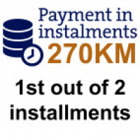 270KM (Standard) - Pay in two instalments (1st out of 2)