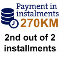 270KM (Standard) - Pay in two instalments (2nd out of 2)