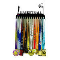 Medals Display Rack - Basketball  |   حمالة عرض ميداليات - كرة سلة