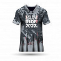 (2022 KM Run/Ride) Running T-Shirt Half Sleeve